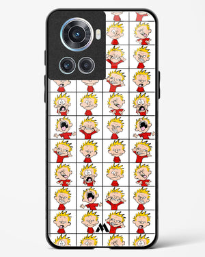Calvin Making Faces Glass Case Phone Cover (OnePlus)
