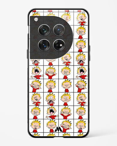 Calvin Making Faces Glass Case Phone Cover (OnePlus)