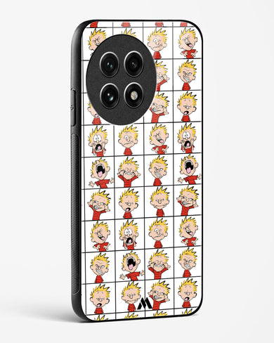 Calvin Making Faces Glass Case Phone Cover (OnePlus)