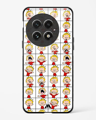 Calvin Making Faces Glass Case Phone Cover (OnePlus)