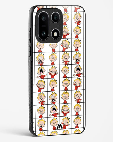 Calvin Making Faces Glass Case Phone Cover (OnePlus)