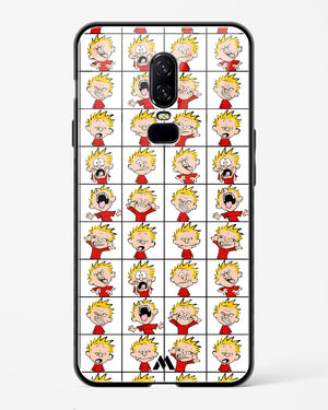 Calvin Making Faces Glass Case Phone Cover (OnePlus)