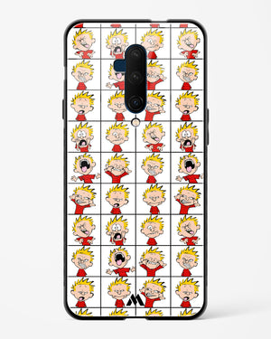 Calvin Making Faces Glass Case Phone Cover (OnePlus)