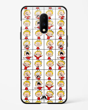 Calvin Making Faces Glass Case Phone Cover (OnePlus)