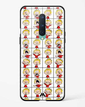 Calvin Making Faces Glass Case Phone Cover (OnePlus)