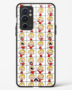 Calvin Making Faces Glass Case Phone Cover (OnePlus)