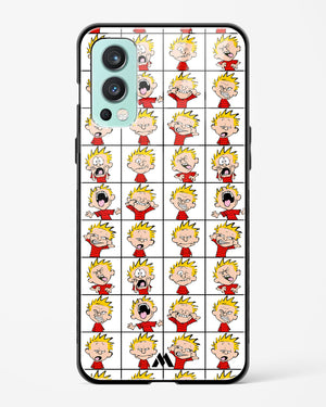 Calvin Making Faces Glass Case Phone Cover (OnePlus)