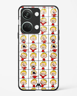 Calvin Making Faces Glass Case Phone Cover (OnePlus)
