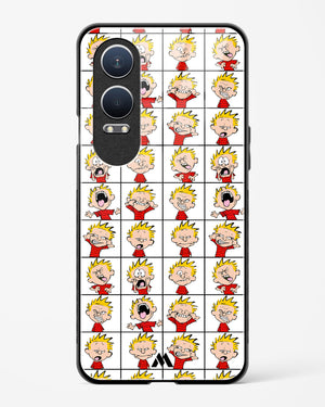 Calvin Making Faces Glass Case Phone Cover (OnePlus)