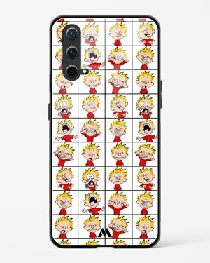 Calvin Making Faces Glass Case Phone Cover (OnePlus)