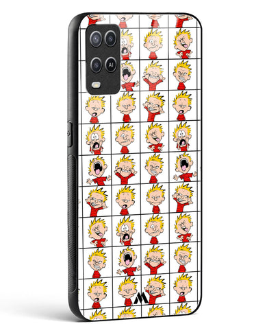 Calvin Making Faces Glass Case Phone Cover (Oppo)