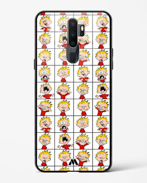 Calvin Making Faces Glass Case Phone Cover (Oppo)