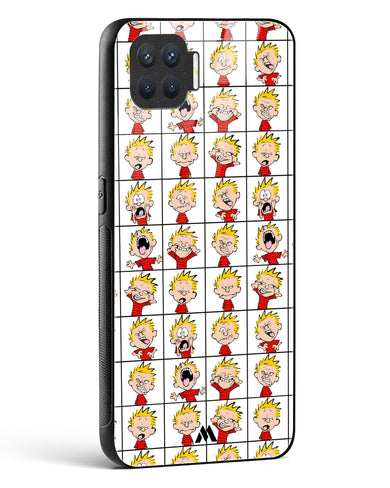 Calvin Making Faces Glass Case Phone Cover (Oppo)