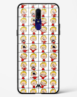 Calvin Making Faces Glass Case Phone Cover (Oppo)