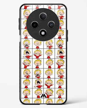 Calvin Making Faces Glass Case Phone Cover (Oppo)