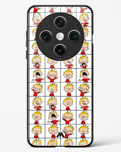 Calvin Making Faces Glass Case Phone Cover (Oppo)