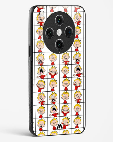 Calvin Making Faces Glass Case Phone Cover (Oppo)