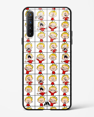 Calvin Making Faces Glass Case Phone Cover (Oppo)