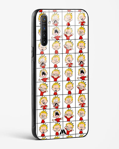 Calvin Making Faces Glass Case Phone Cover (Oppo)
