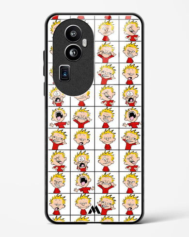 Calvin Making Faces Glass Case Phone Cover (Oppo)