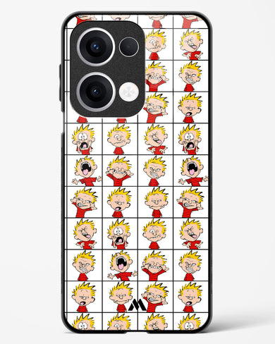 Calvin Making Faces Glass Case Phone Cover (Oppo)