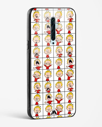 Calvin Making Faces Glass Case Phone Cover (Oppo)