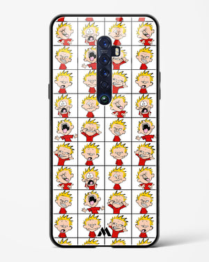 Calvin Making Faces Glass Case Phone Cover (Oppo)