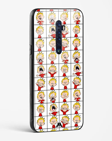 Calvin Making Faces Glass Case Phone Cover (Oppo)
