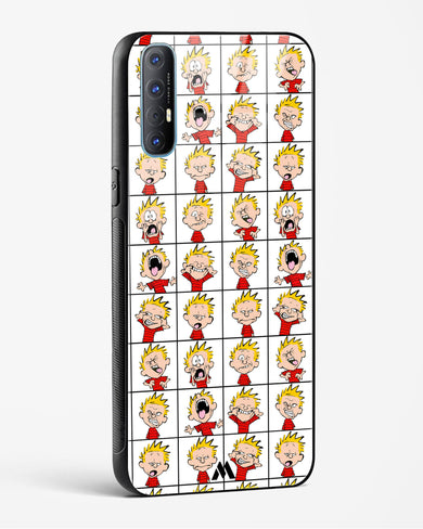 Calvin Making Faces Glass Case Phone Cover (Oppo)