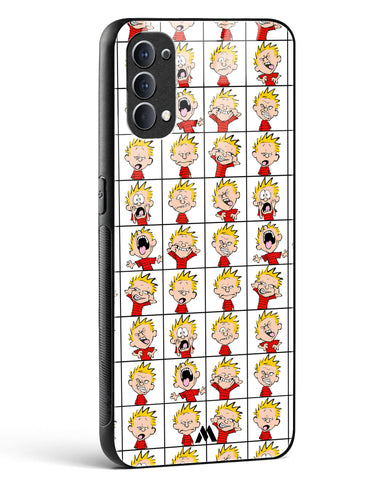 Calvin Making Faces Glass Case Phone Cover (Oppo)