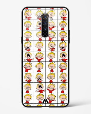 Calvin Making Faces Glass Case Phone Cover (Oppo)