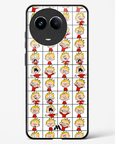 Calvin Making Faces Glass Case Phone Cover (Realme)