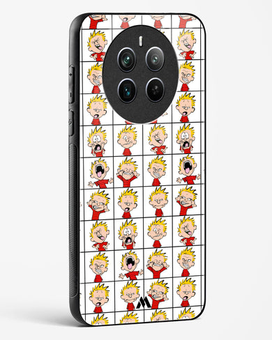 Calvin Making Faces Glass Case Phone Cover (Realme)