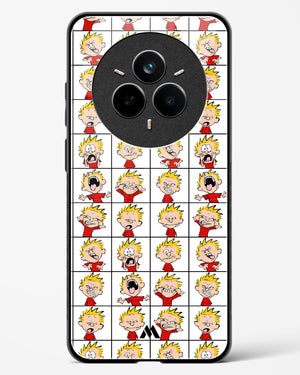 Calvin Making Faces Glass Case Phone Cover (Realme)