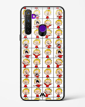 Calvin Making Faces Glass Case Phone Cover (Realme)