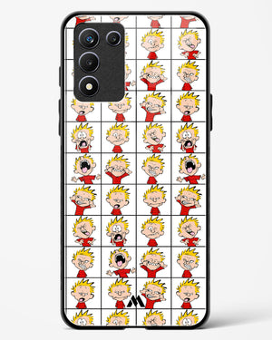 Calvin Making Faces Glass Case Phone Cover (Realme)
