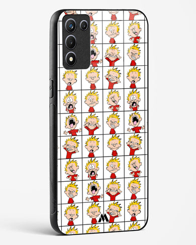 Calvin Making Faces Glass Case Phone Cover (Realme)