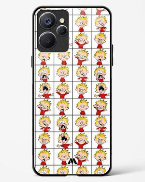 Calvin Making Faces Glass Case Phone Cover-(Realme)