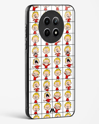 Calvin Making Faces Glass Case Phone Cover (Realme)