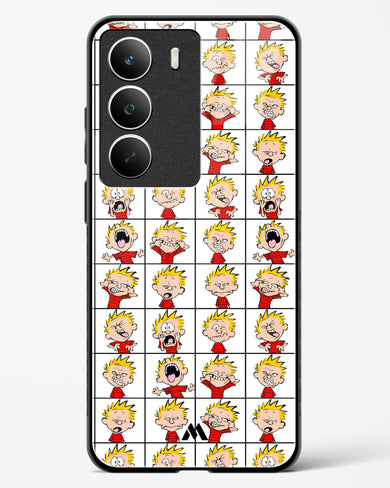 Calvin Making Faces Glass Case Phone Cover (Realme)