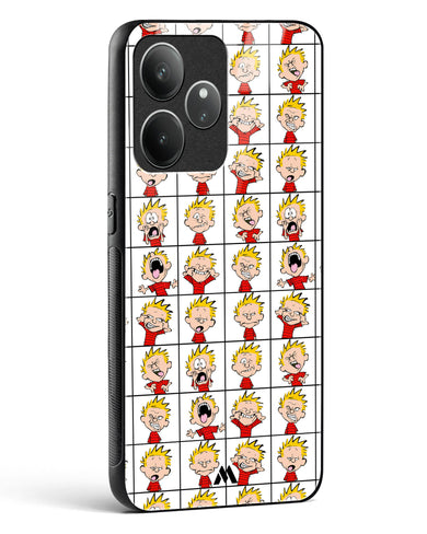 Calvin Making Faces Glass Case Phone Cover (Realme)