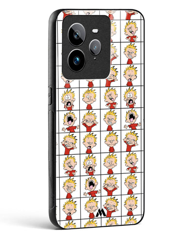 Calvin Making Faces Glass Case Phone Cover (Realme)