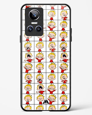 Calvin Making Faces Glass Case Phone Cover (Realme)