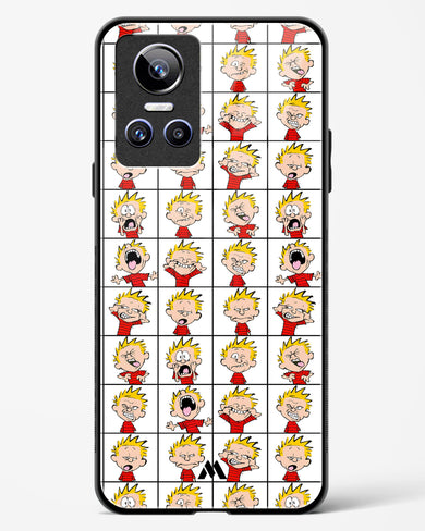 Calvin Making Faces Glass Case Phone Cover (Realme)