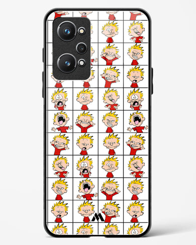 Calvin Making Faces Glass Case Phone Cover (Realme)