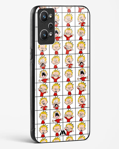 Calvin Making Faces Glass Case Phone Cover (Realme)