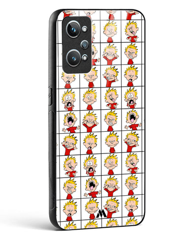 Calvin Making Faces Glass Case Phone Cover (Realme)