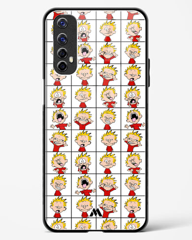 Calvin Making Faces Glass Case Phone Cover (Realme)