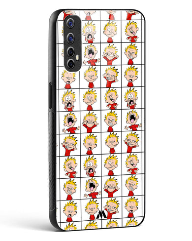 Calvin Making Faces Glass Case Phone Cover (Realme)