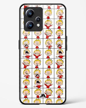 Calvin Making Faces Glass Case Phone Cover (Realme)